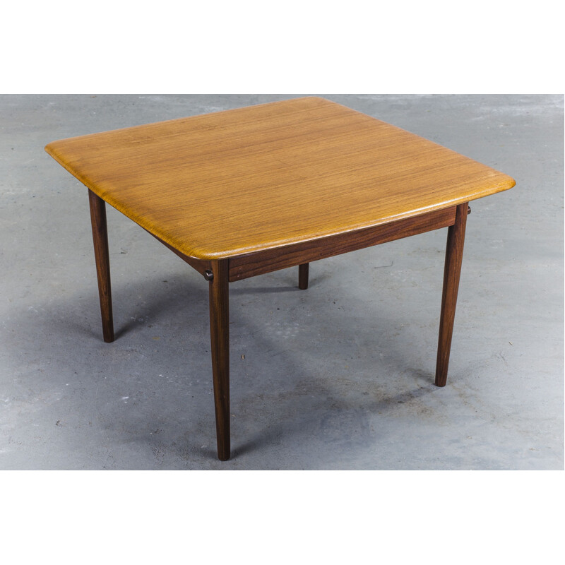 Teak danish vintage coffee table, 1960s