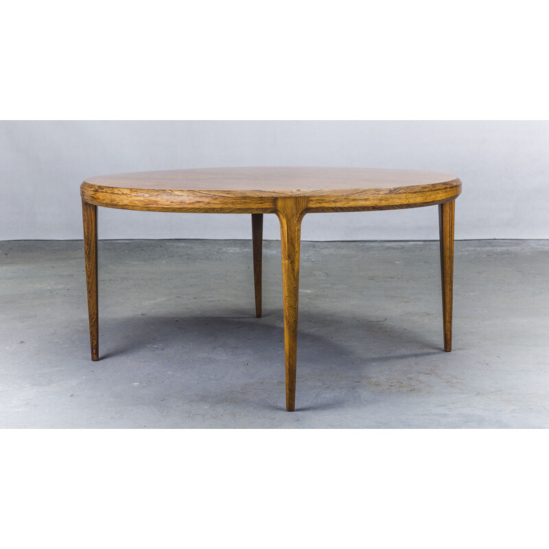 Table basse vintage danoise en palissandre par Johannes Andersen pour CFC Silkeborg, 1960