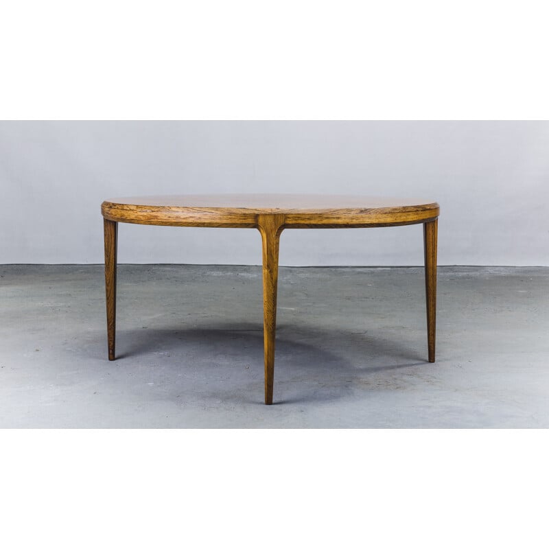Rosewood danish vintage coffee table by Johannes Andersen for CFC Silkeborg, 1960s