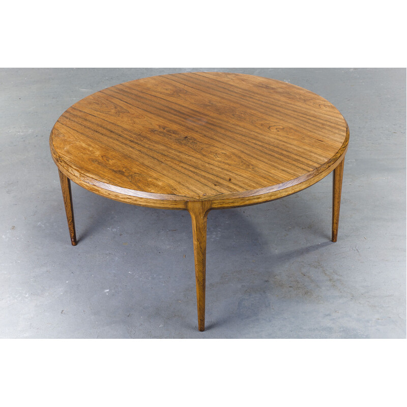 Rosewood danish vintage coffee table by Johannes Andersen for CFC Silkeborg, 1960s