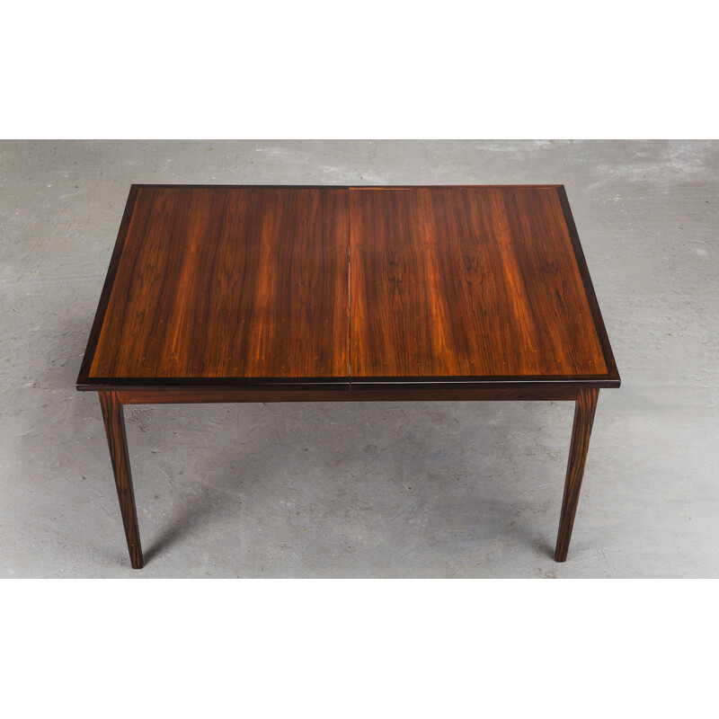 Vintage rosewood extendable dining table from Lübke, 1950s