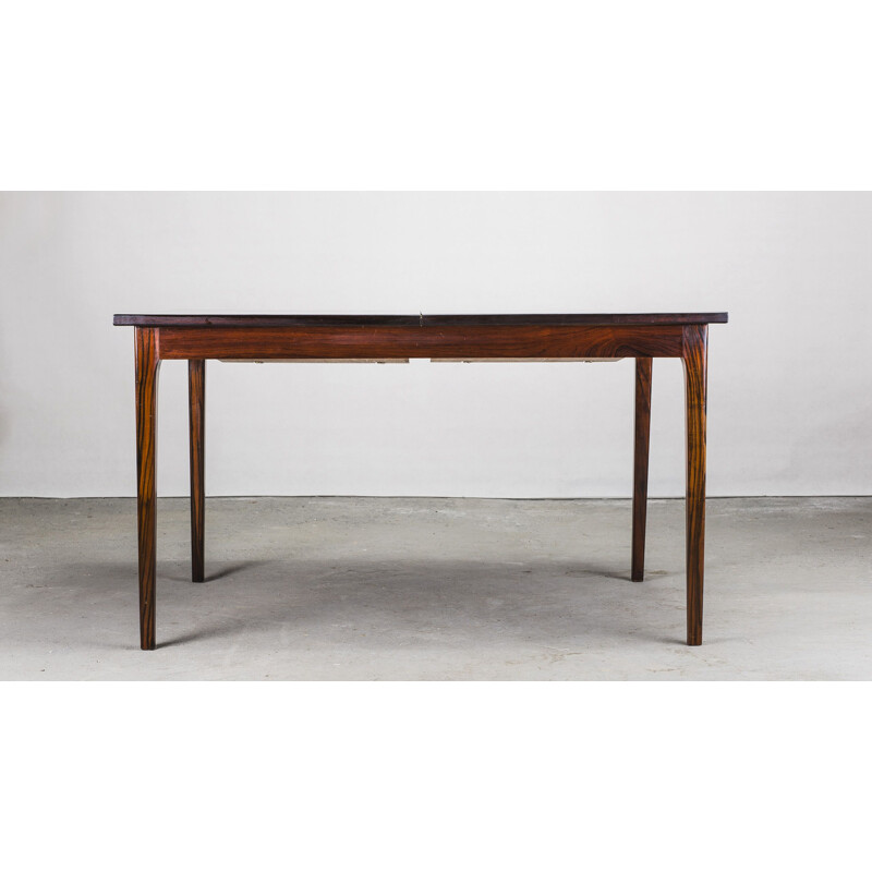 Vintage rosewood extendable dining table from Lübke, 1950s