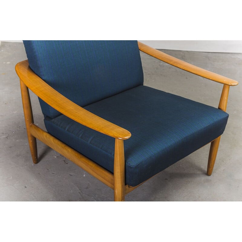 Set of 2 vintage beech armchairs by Walter Knoll, 1960s