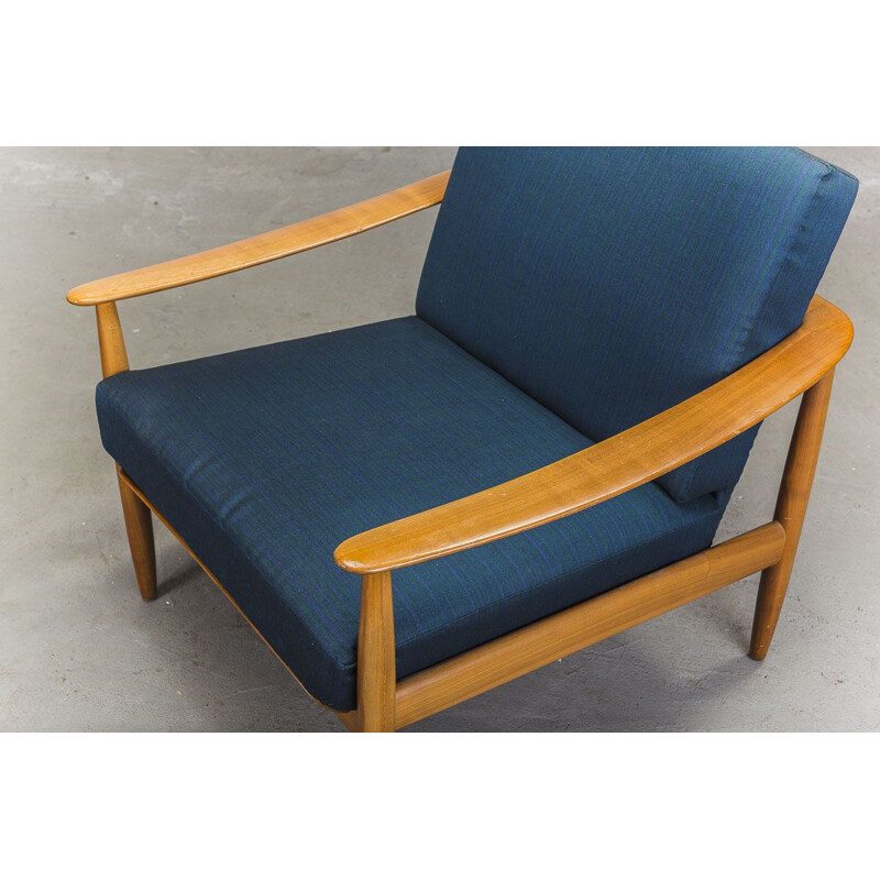 Set of 2 vintage beech armchairs by Walter Knoll, 1960s