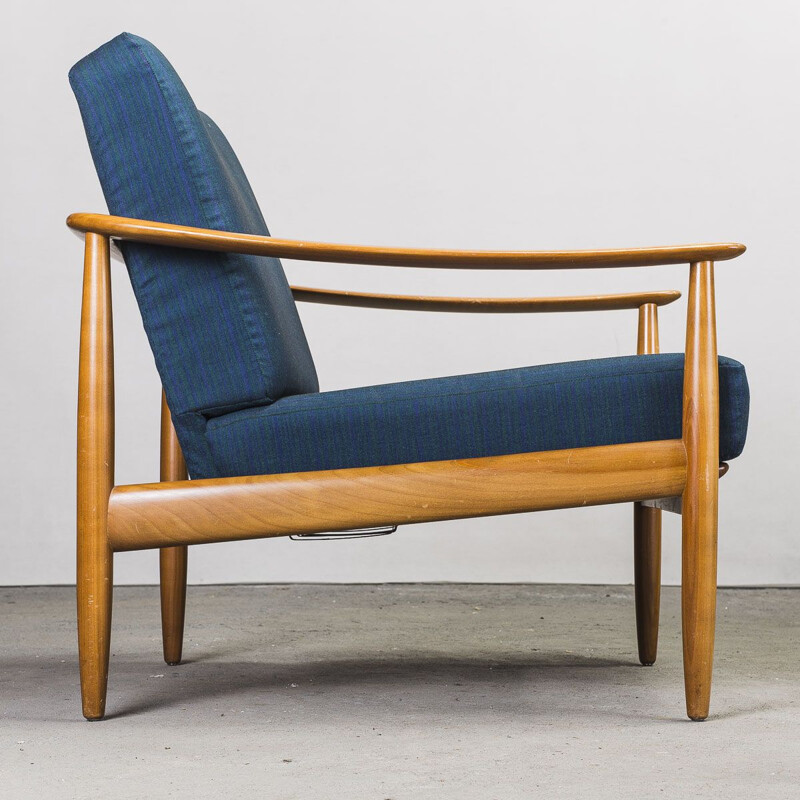 Set of 2 vintage beech armchairs by Walter Knoll, 1960s