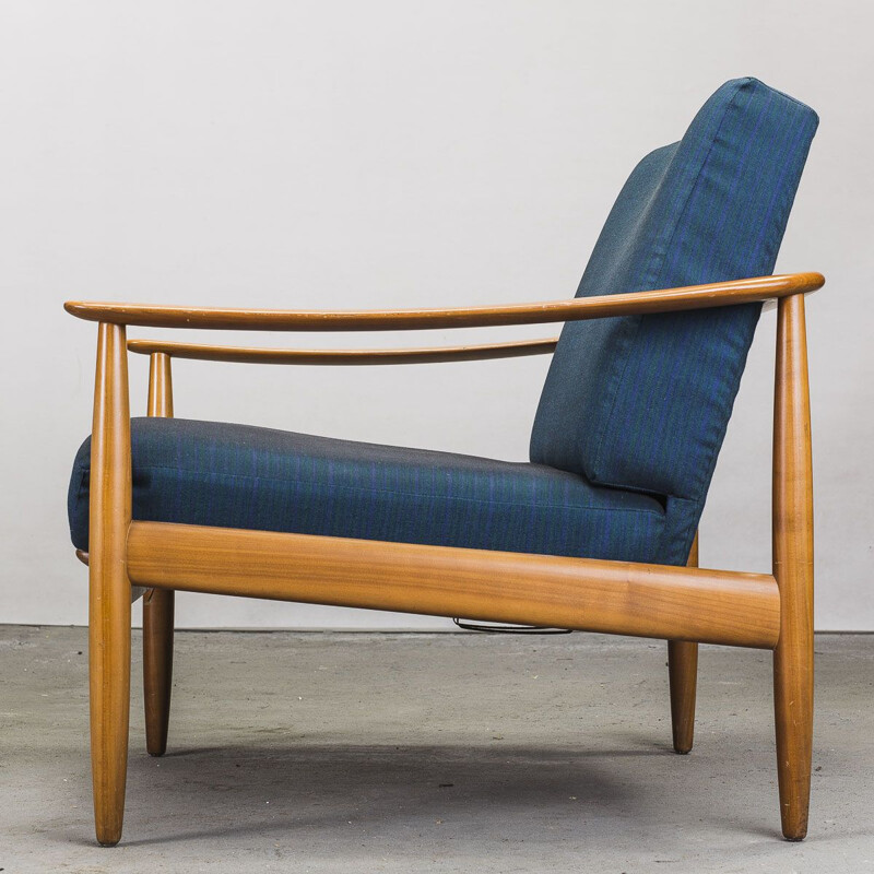 Ensemble de 2 fauteuils vintage en hêtre par Walter Knoll, 1960
