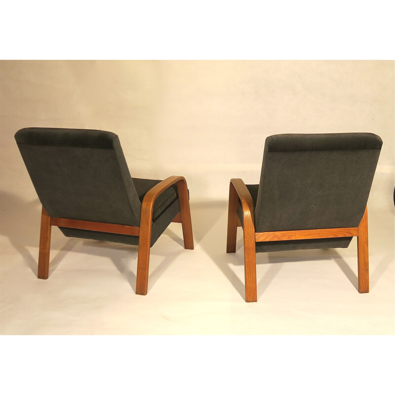 Ensemble de 2 fauteuils vintage de ARP, édition Steiner, 1950