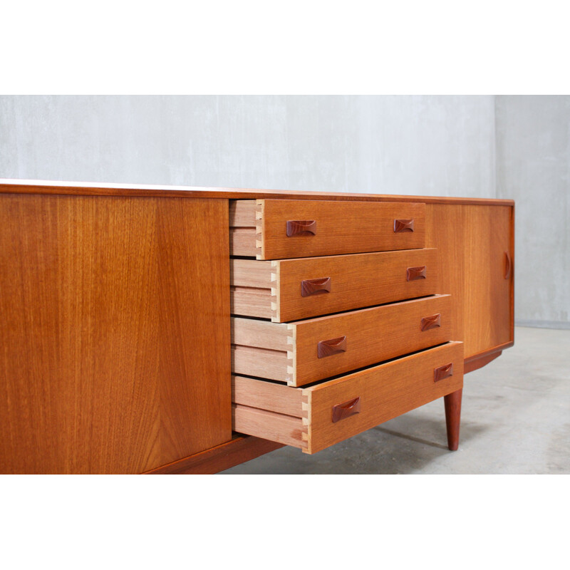 Vintage teak sideboard from Clausen & Son, 1960s