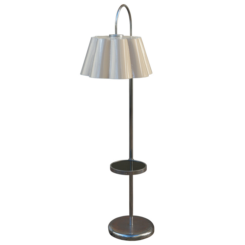 Vintage steel floor lamp by The Napako, 1930