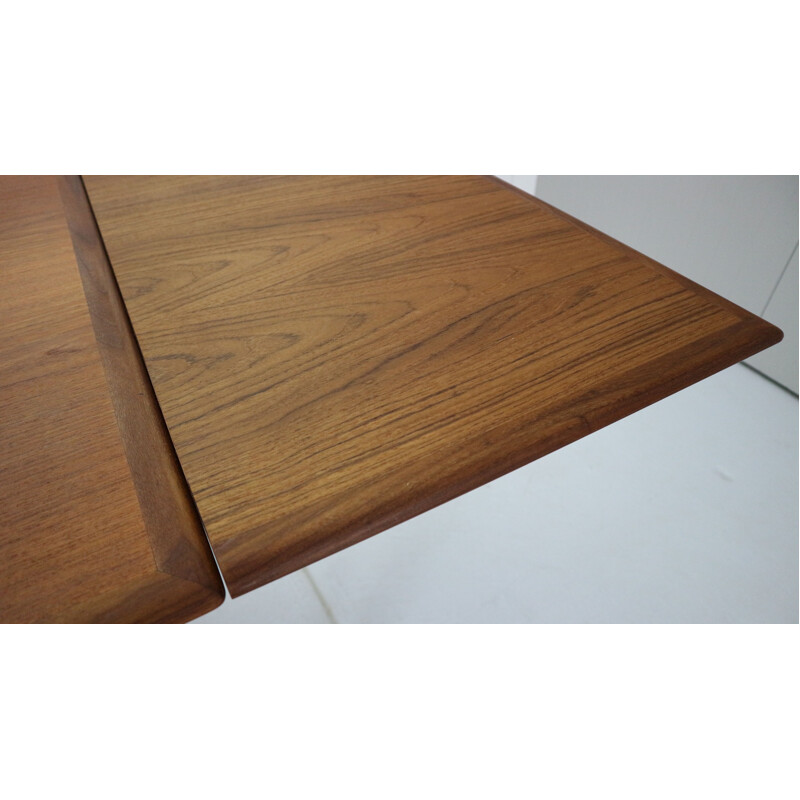 Vintage extendable teak dining table, Denmark, 1960s