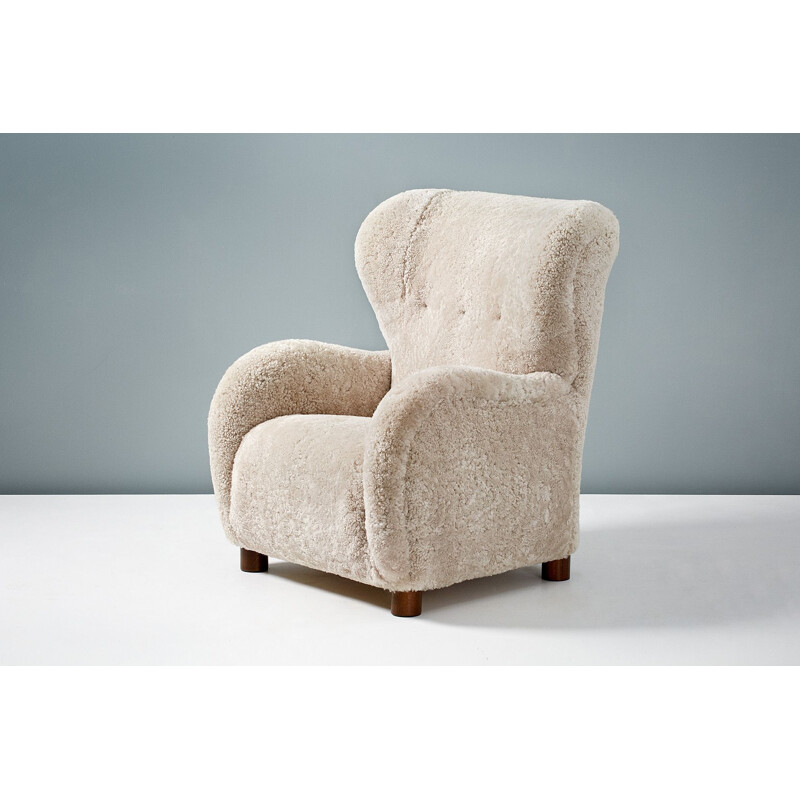 Vintage armchair by Flemming Lassen, 1940s