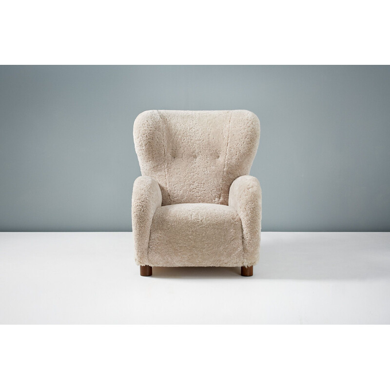 Vintage armchair by Flemming Lassen, 1940s