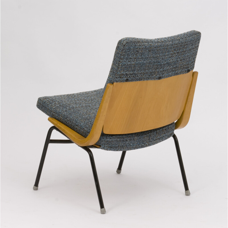 Fauteuil TON vintage gris, 1960