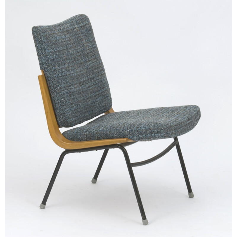 Grey vintage TON chair, 1960s