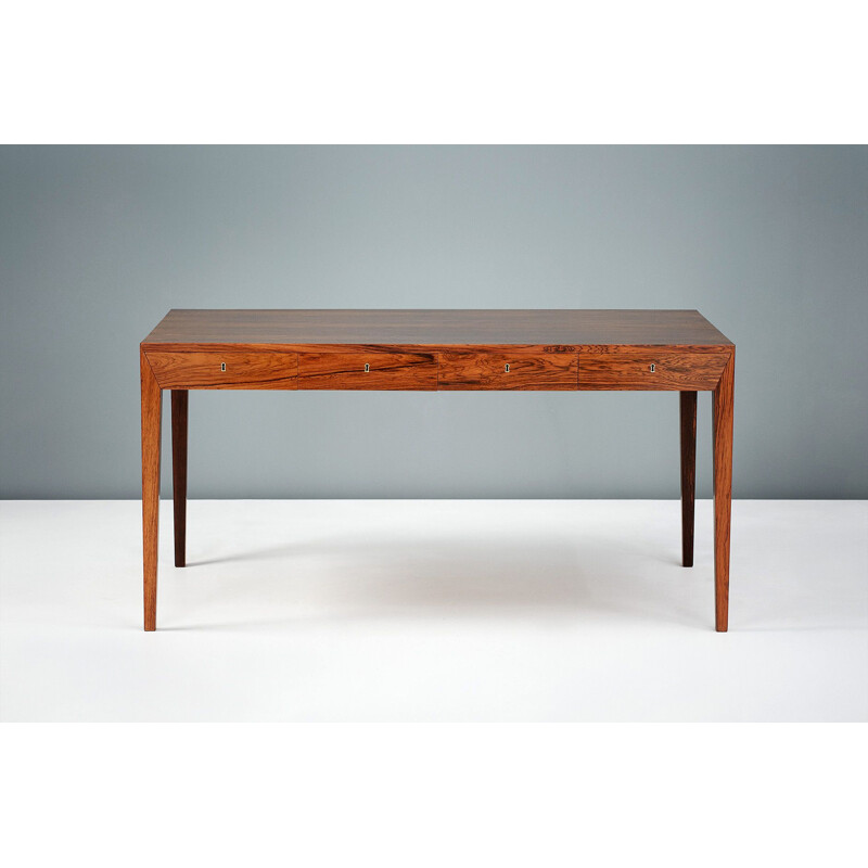 Rosewood vintage desk by Severin Hansen, 1950s