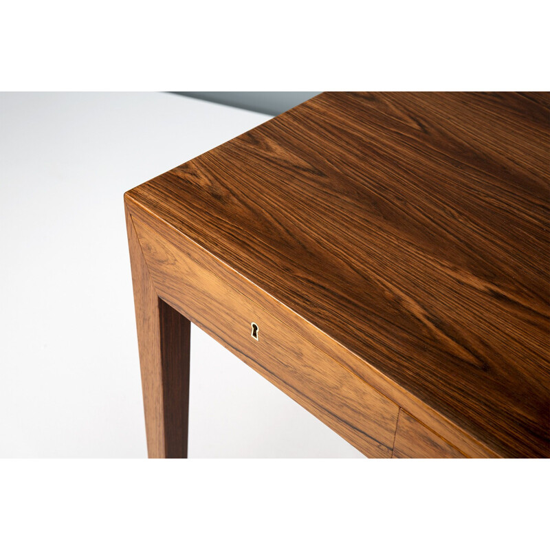 Rosewood vintage desk by Severin Hansen, 1950s