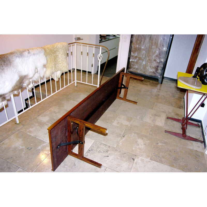 Drobo vintage coffee table in rosewood by Torbjorn Afdal, 1960