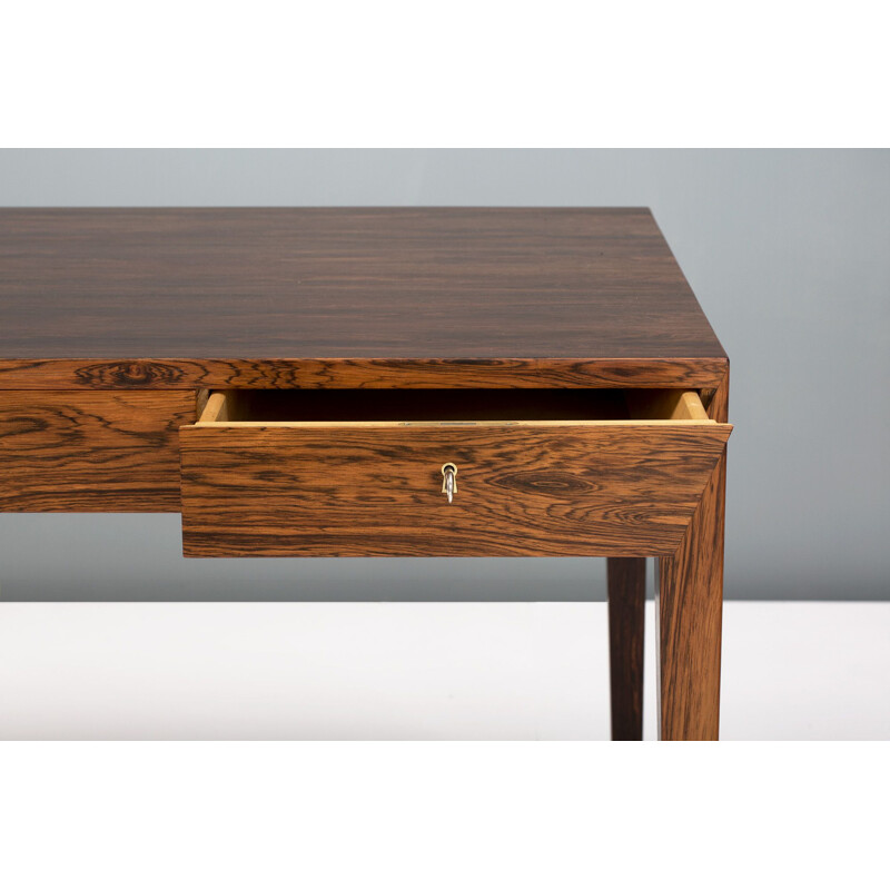 Rosewood vintage desk by Severin Hansen, 1950s