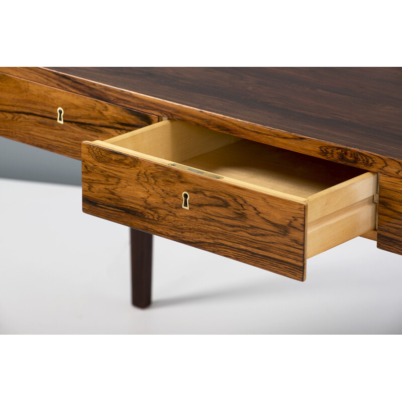 Rosewood vintage desk by Severin Hansen, 1950s