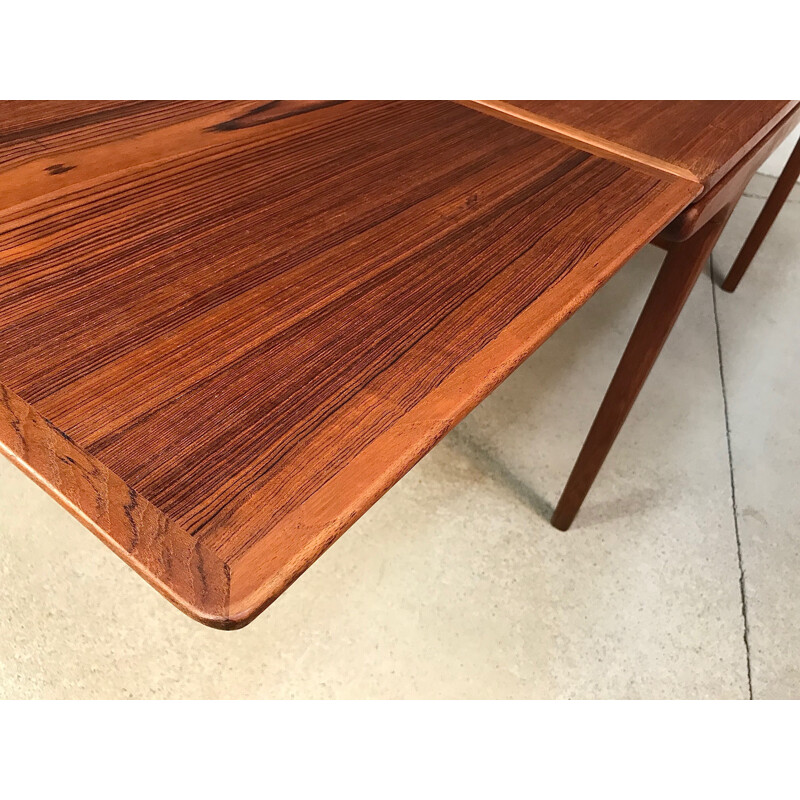 Teak danish vintage dining table by Johannes Andersen for Uldum Møbelfabrik, 1960s