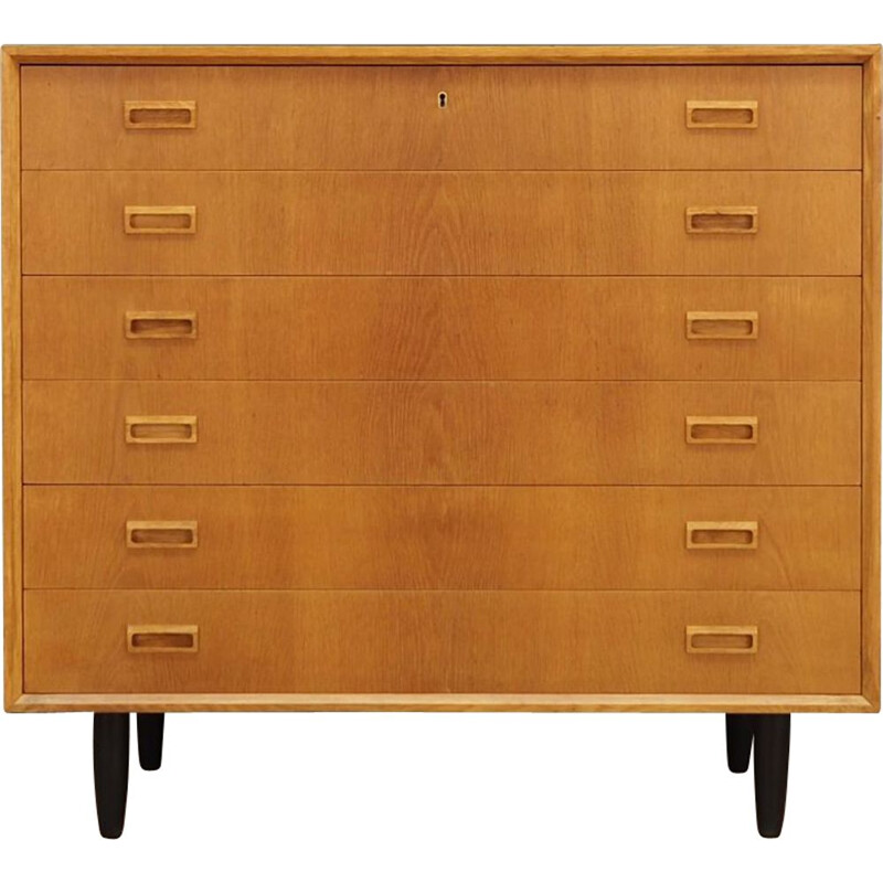 Commode vintage à 6 tiroirs , design danois,1960-1970