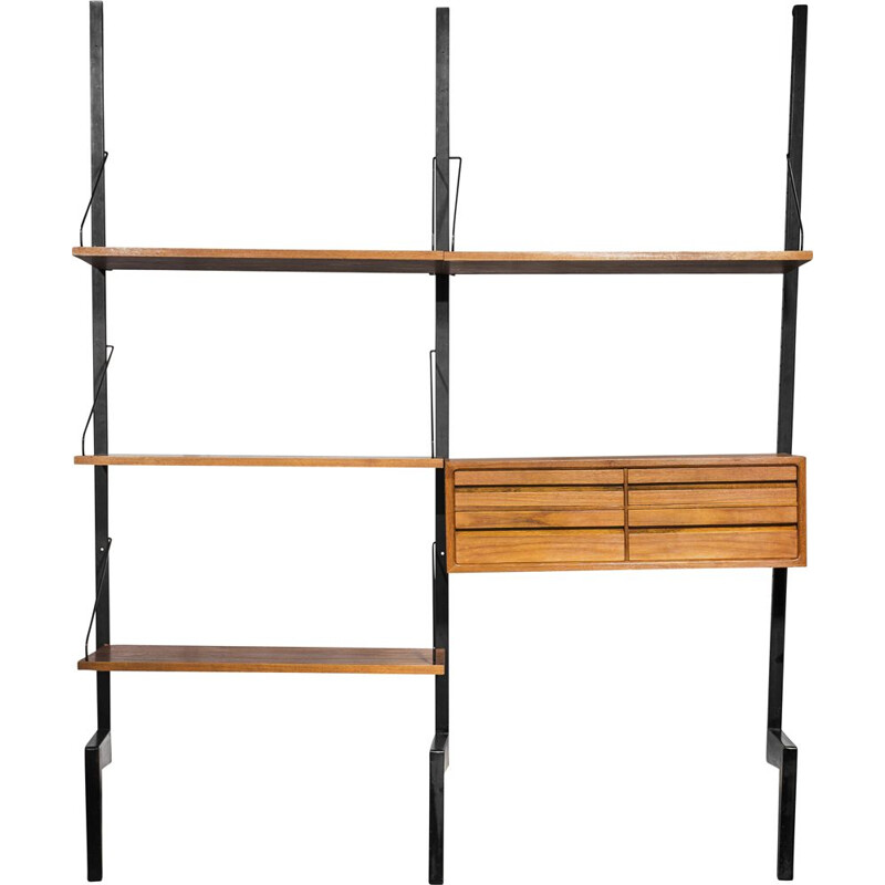 Vintage "Royal System wall unit with drawers by Poul Cadovius for Cado, 1960s