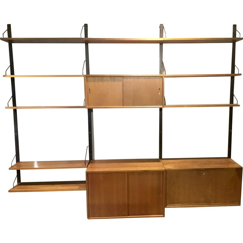 Vintage wall unit by Poul Cadovius for Cado, 1960s