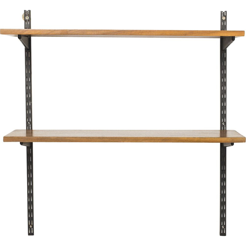 Vintage walnut shelf by Sparrings, 1960