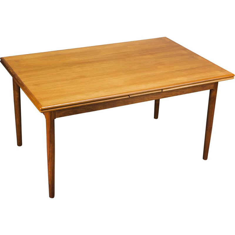 Vintage teak extendable dining rable from A.M., 1960s