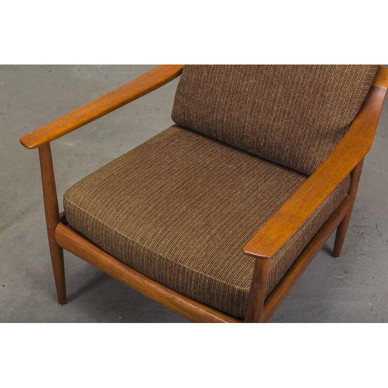 Set da salotto danese vintage in teak di Walter Knoll, 1960