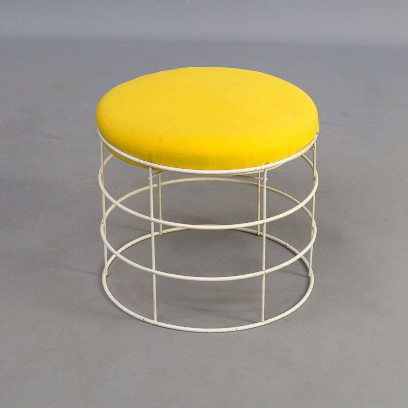 Vintage T1 wire stool by Verner Panton for Plus Linje, 1960