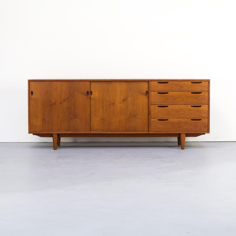 Enfilade vintage en teck par Ib Kofod Larsen, 1960