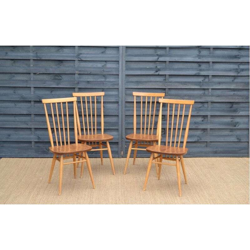Set of 4 Vintage chairs by Lucian Ercolani