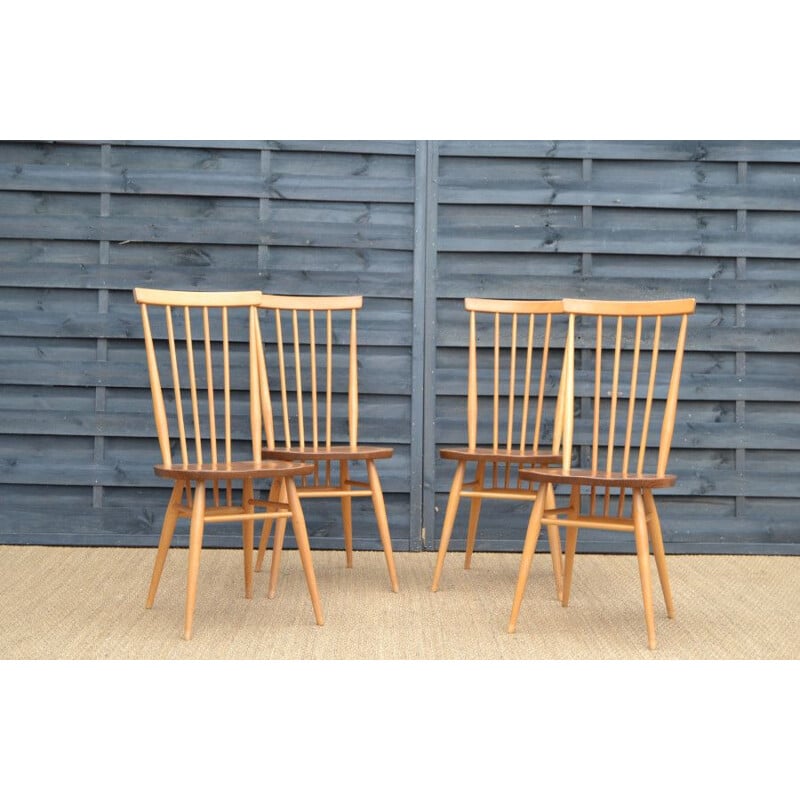 Set of 4 Vintage chairs by Lucian Ercolani