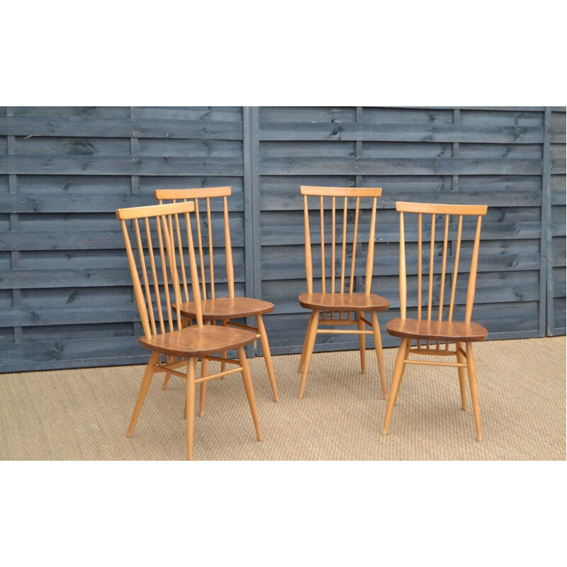 Set of 4 Vintage chairs by Lucian Ercolani