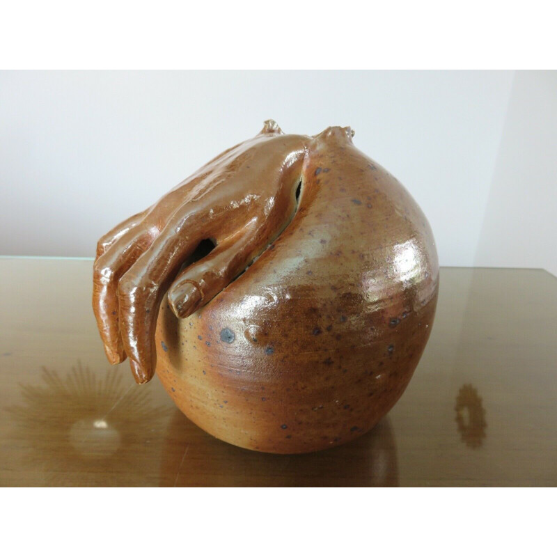 Vintage sandstone sculpture by Jef Condon 1976