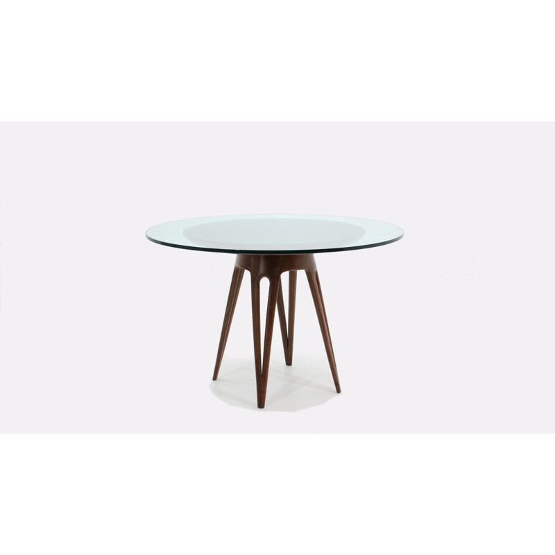 vintage Italian design round dining table 1950s