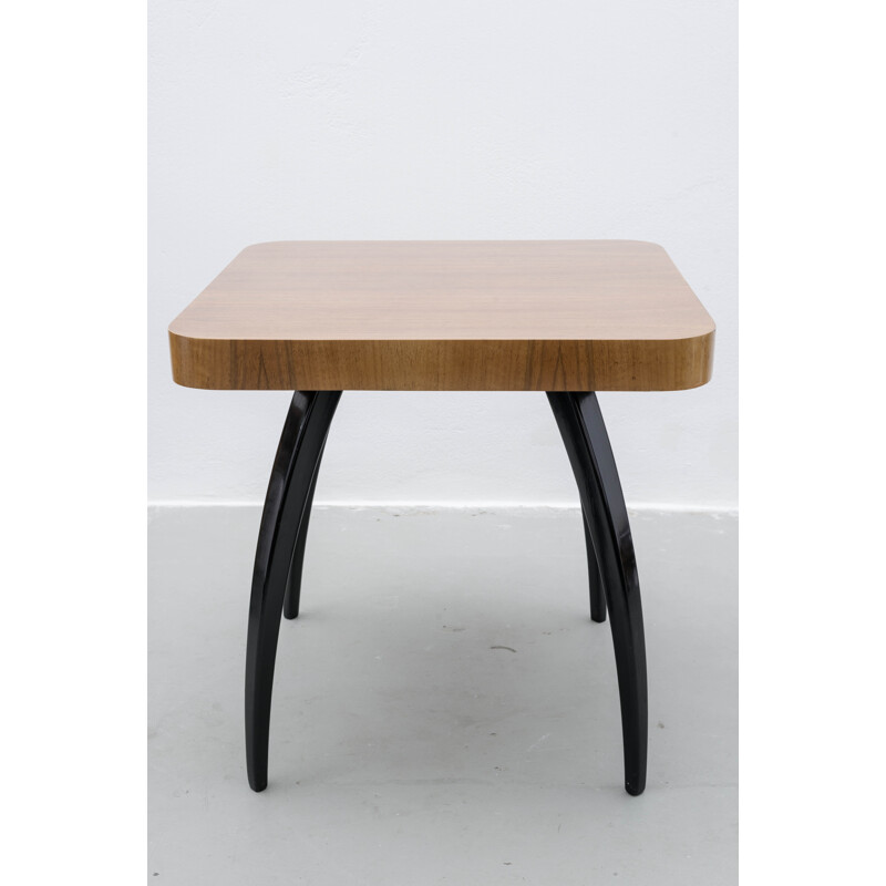 Spojene side table model "H259" in wood, Jindrich HALABALA - 1930s