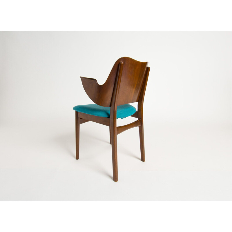 Set of 2 vintage chairs by Hans Olsen for Bramin Mobler, Denmark, 1950s