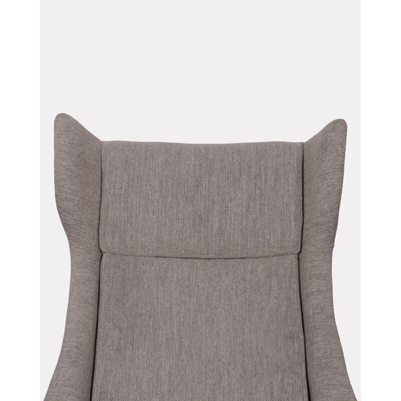 Sillón gris vintage de Miroslav Navratil para Ton, 1960