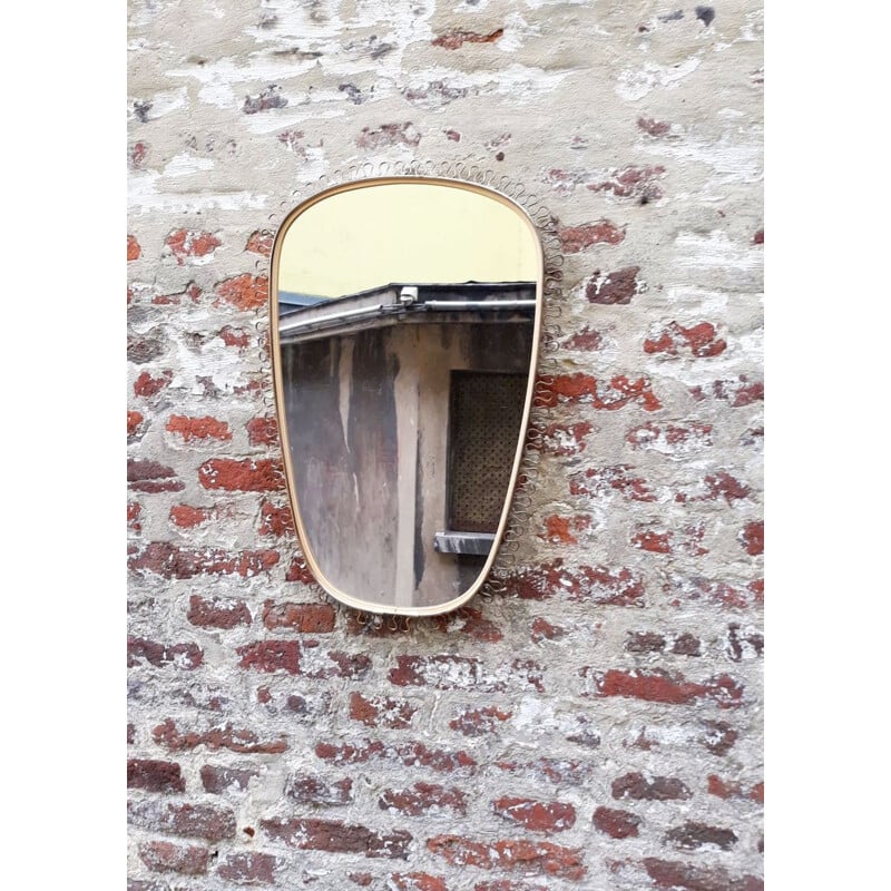  Vintage mirror by Josef Frank for Svenkt Teen, 1950s