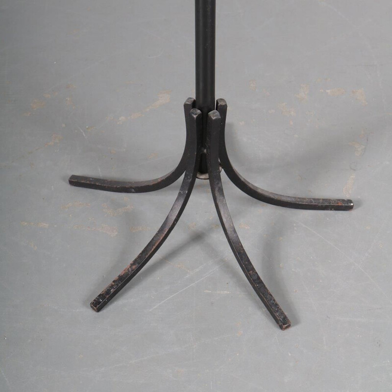 Vintage coat rack in metal and brass, France