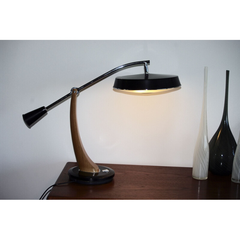 Lampe pivotante vintage par Pedro Martin pour Fase