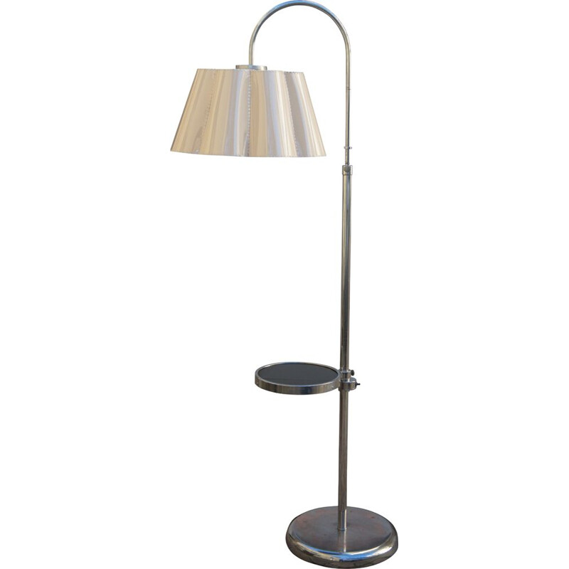 Vintage steel floor lamp by The Napako, 1930