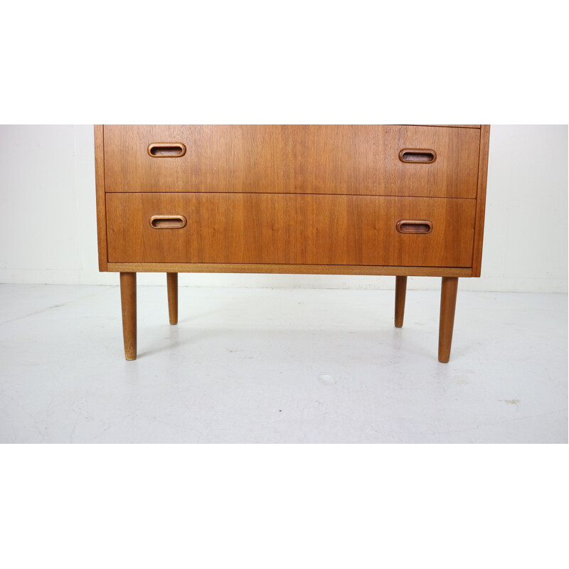 Vintage secretary by Egon Ostergaard Rolltop, 1970s