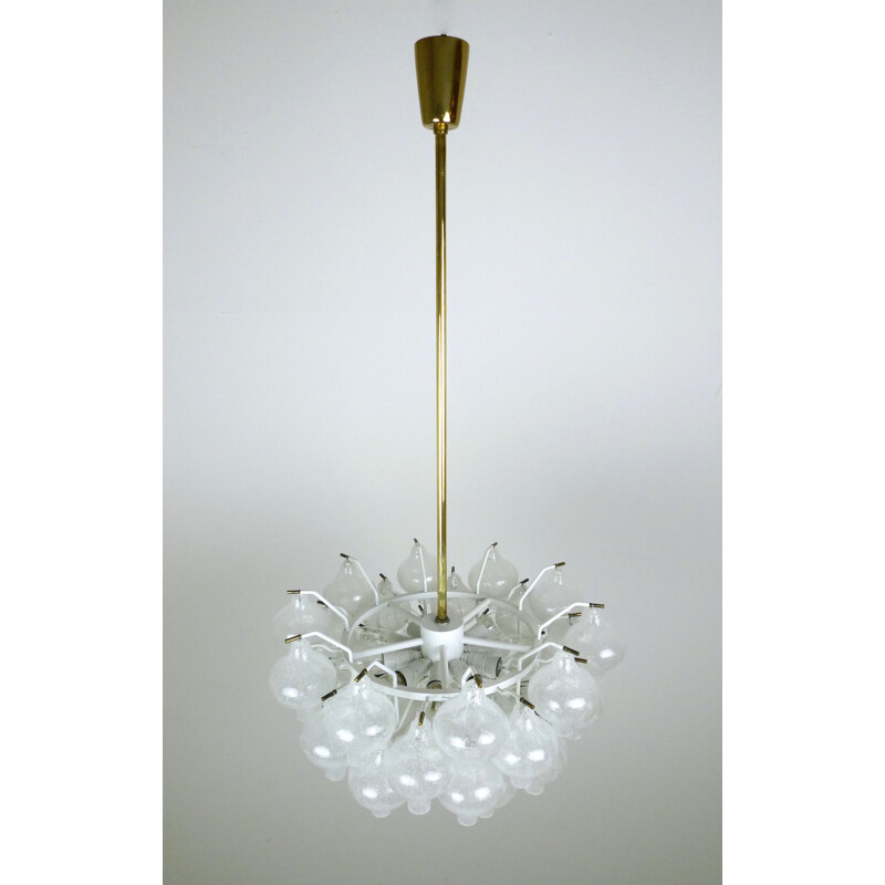 Tulipan vintage chandelier by J.T. Kalmar for Franken KG, Germany, 1960s