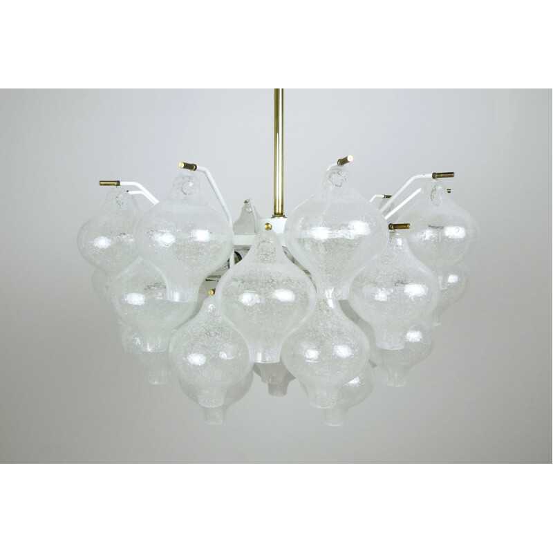 Tulipan vintage chandelier by J.T. Kalmar for Franken KG, Germany, 1960s