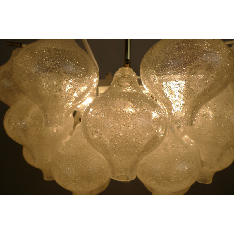 Tulipan vintage chandelier by J.T. Kalmar for Franken KG, Germany, 1960s