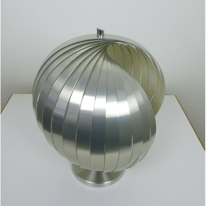 Lampe vintage Lamella par Henri Mathieu pour Mathieu Lighting, France, 1970