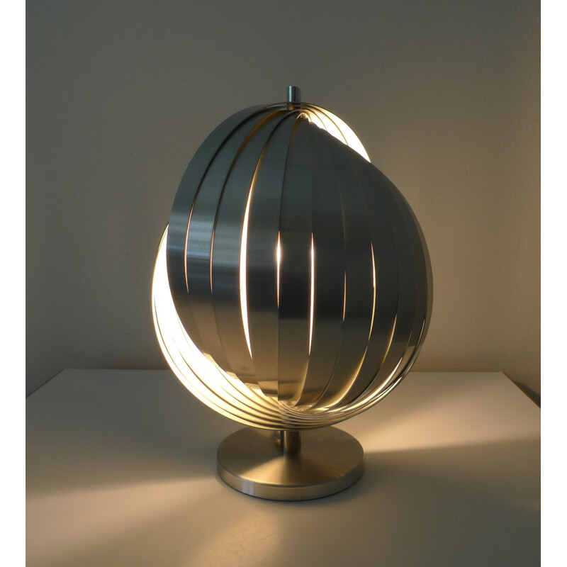 Lampe vintage Lamella par Henri Mathieu pour Mathieu Lighting, France, 1970